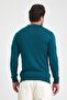 Men's Polo Collar Ribbed Knitwear Sweater - 4