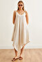 Women's Stone Strap Tie Pocket Woven Viscose Jumpsuit Tlm- 19000116