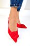 Classic Red Women's Heeled Shoes - 19489 - 5