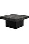 Modern Square Coffee Table - Durable, Space-Saving, Easy Maintenance - Black Grigia