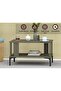 Modern Coffee Table with Storage Shelf - Durable, Space-Saving, Easy Maintenance, Lava Grey - 4