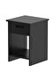 Modern Nightstand with Drawer & Open Shelves - Versatile, Easy Assembly - Black