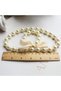 White Pearl Jewelry Set - Girl's NecKlace and Bracelet - 2