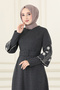 Anthracite Belted Dress - MSL1610 - 2