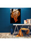 Africa Centred Map Glass Print - Afro, Wall Decoration, Glass Wall Art, African Continent - 2