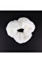 Women's Cream Color Plush Soft Rubber Bagel Buckle Bun Buckle