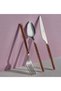 Vintage Bamboo Plastic-Handled 36-Piece Cutlery Set - 2