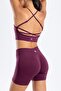 Women's Sports Leggings Set - Cross Back Detail & Support Seamless 18251810t - 6