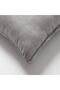 "Eliza" - Gray Viscose Natural Throw Pillow 40X60 - 2