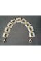 40 cm Acrylic Rectangular Beaded Bag Handle - 4