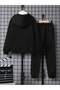 - Printed Zip-Up Sweatshirt, Sweatpants, Top and Bottom Set - 2