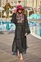 Remsa hijab swimsuit single caftan kimono pareo plain black rp004 hatice - 6