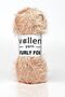 Furly Fox Hand Knitting Yarn Cardigan Sweater Yarn, Furry Yarn, Plush Yarn, Bearded Yarn, Blanket Yarn, Mat Yarn, Latte