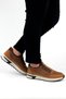 Tan Color Orthopedic White Sole Sports Daily Casual Men's Shoes 5345 - 2