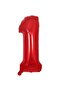 Foil Balloon Red Number 1 40 Inch 100 Cm