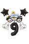 Police Car Balloon Foil Set Concept Age 9