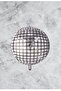 50 cm Silver Color Disco Ball Foil Balloon