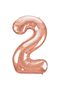 Foil Balloon 34 Inch 80 Cm 2 Number Rose Gold