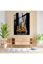 Realistic Glass Sculpture, Cityscape Glass Print, Glass Print, Cityscape - 2