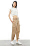 Women's Belted Pants with Buckle and Side Pockets Pt9112 - 6
