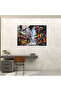 Graffiti Glass Printing, Futuristic Cityscape, Graffiti, Glass Wall Art, Modern Art - 3