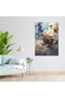 Modern Art of Ancient Peoples - Old Peoples, Glass Art, Whimsical, Colorful Birds - 3