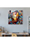 طباعة Marvel Glass، فن الكتابة على الجدران التجريدي، Marvel، شعارات Marvel، ديكور الحائط - 2