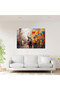 Live Circus Parade Glass Print, Circus, Impressionist Painting, Home Decor - 3