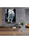 Realistic Glass Sculpture, Majestic Lion Glass Print, Power, Home Decor - 2