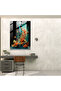 Realistic Glass Sculpture, Underwater Paradise Glass Print, Glass Print, Coral Reef - 3