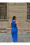 Midi Length Slit Pencil Dress - 2