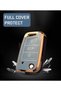 Luxury Golf 7 Golf 7.5 Tiguan Polo Compatible Nano Key Protection Case Gray Gold Gold Color 1st Quality - 5
