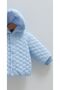 Men's Baby Quilted Coat with Hood 100% Cotton - 2