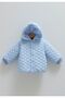 Men's Baby Quilted Coat with Hood 100% Cotton