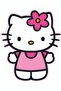 Hello Kity Sticker (18X15) Multi-Purpose Sticker
