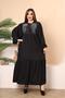 Stone Balloon Sleeve Dress - 8