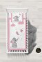 Butterfly Elephant Patterned Baby Duvet Cover Set with Sheets TLABN-218