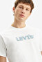 Relaxed Fit Short Sleeve Graphic Men's White T-Shirt 16143-1487 - 3