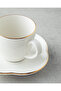 Aren Porcelain Coffee Cup Set Gold - 4