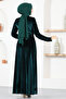 Emerald Velvet Dress - ASM2653 - 4