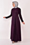 Stoned Evening Dress Plum Asm2546 - 2