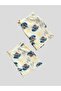 Girl's Cotton Sun and Balloon Patterned 2-Piece Boxers