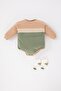 2-piece Set for Baby Boy - Long Sleeve Snap-on Body Socks B2686a523wn - 4