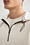 Modern Fit Hooded Half Zipper Kangaroo Pocket Basic Plain Sweatshirt A7820Ax23Au - 6