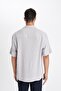 Relax Fit Polo Collar Combed Cotton Short Sleeve Shirt C4117Ax24Sm - 6