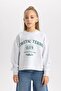 Crew NecK Printed Girl's Sweatshirt - B3829a823wn - 3