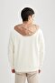 Modern Fit Hooded Half Zipper Kangaroo Pocket Basic Plain Sweatshirt A7820Ax23Au - 8