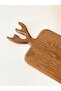 Geyik Model Wooden Cutting and Presentation Board - Decorative Object Single Piece - 5