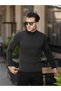 Smoked Men's Slim Fit Half Fisherman Corduroy Knitwear Sweater-TRZ19158R02S - 2