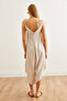 Women's Stone Strap Tie Pocket Woven Viscose Jumpsuit Tlm- 19000116 - 6
